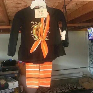 BTWEEN 3 PIECE SET FOR HALLOWEEN 12M